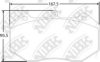 BUGAT RJR698451 Brake Pad Set, disc brake